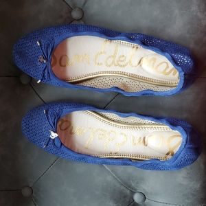 Blue Sam Edelman flats size 12